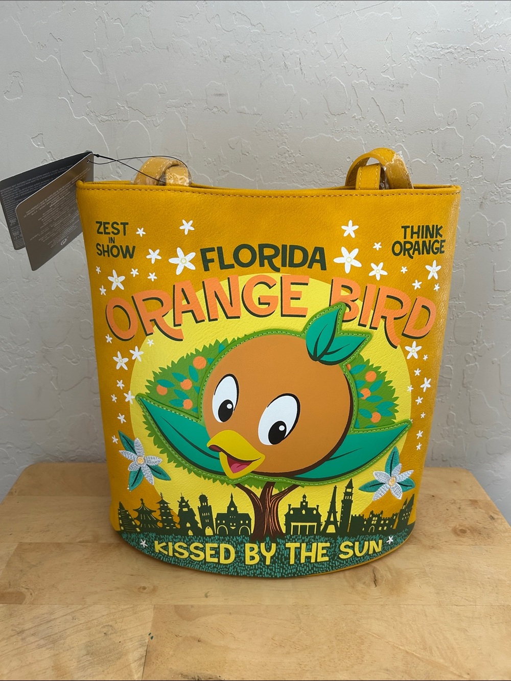 Disney Parks EPCOT Orange Bird Loungefly Tote Bag